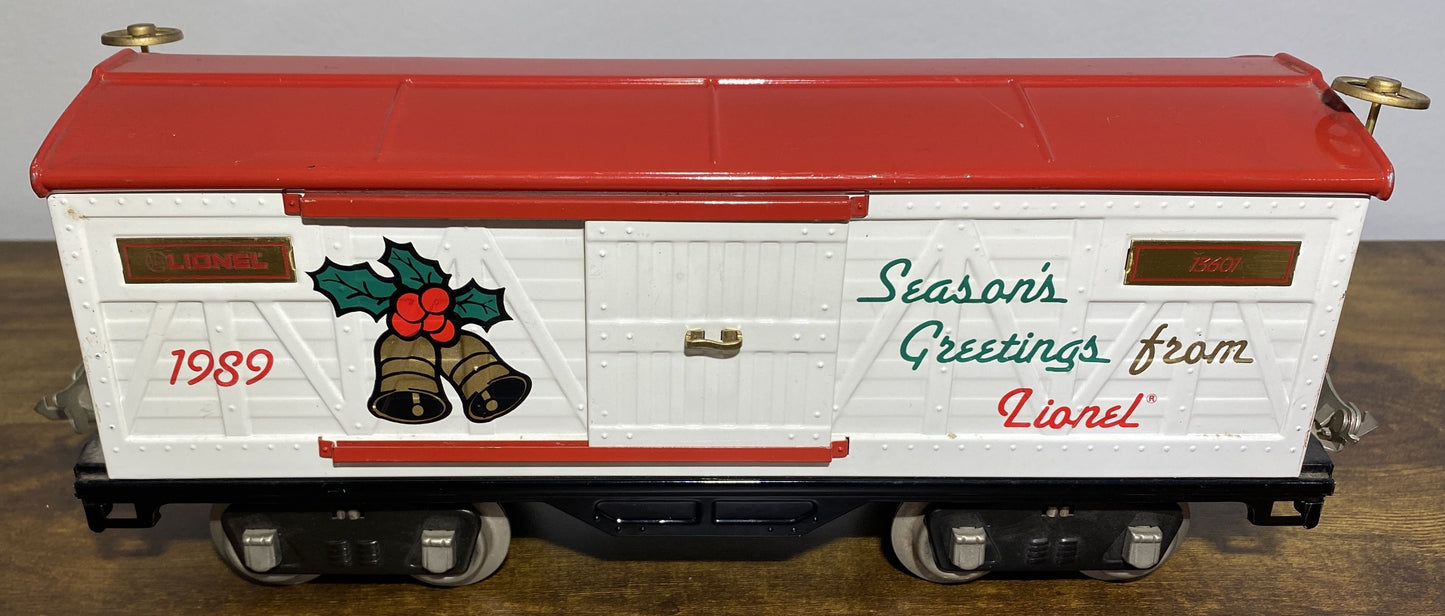 Lionel 6-13601 Seasons Greetings Christmas Car 1989
