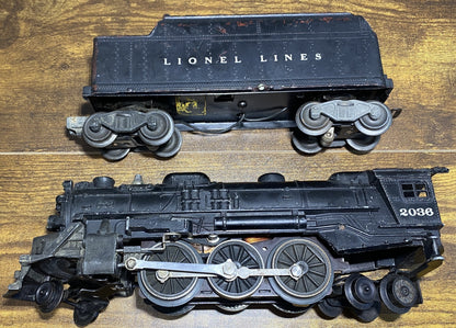 Lionel Post War #2036 Steam Locomotive 6466W Tender