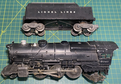 Lionel #2025 Steam Locomotive w/ 6466W Tender