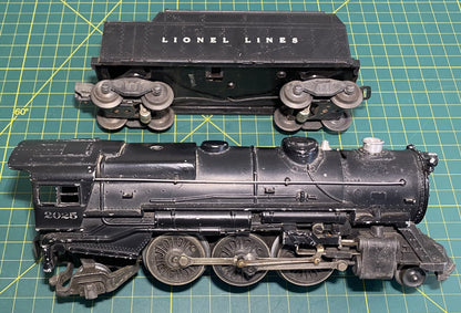 Lionel #2025 Steam Locomotive w/ 6466W Tender