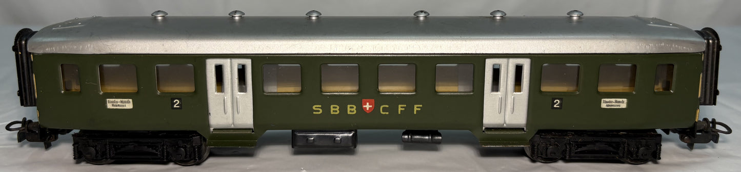 Märklin 4038 passenger car 2ND class SBB CFF
