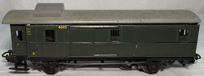 Märklin 4003 HO Scale Passenger Baggage Car, DB, #4003 Green