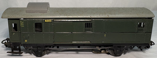 Märklin 4003 HO Scale Passenger Baggage Car, DB, #4003 Green