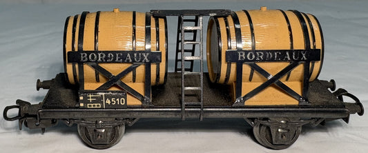 Märklin 4510 HO Scale Bordeaux Wine Wagon Double Barrel