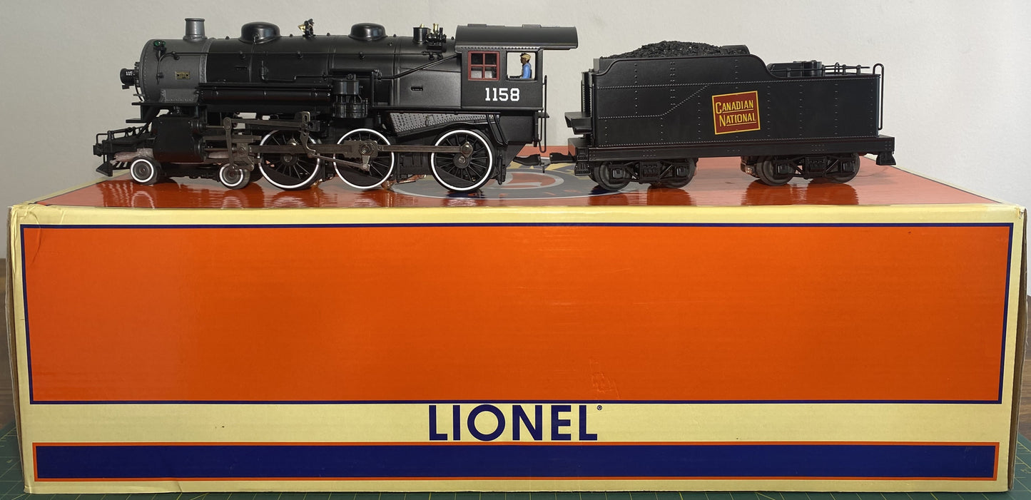 Lionel 6-82266 Canadian National LEGACY 4-6-0 Ten-Wheeler Steam Locomotive #1158