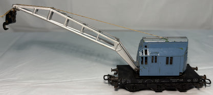Märklin 4611 HO Scale Marklin Mobile Crane Krupp Ardelt Blue Western Germany