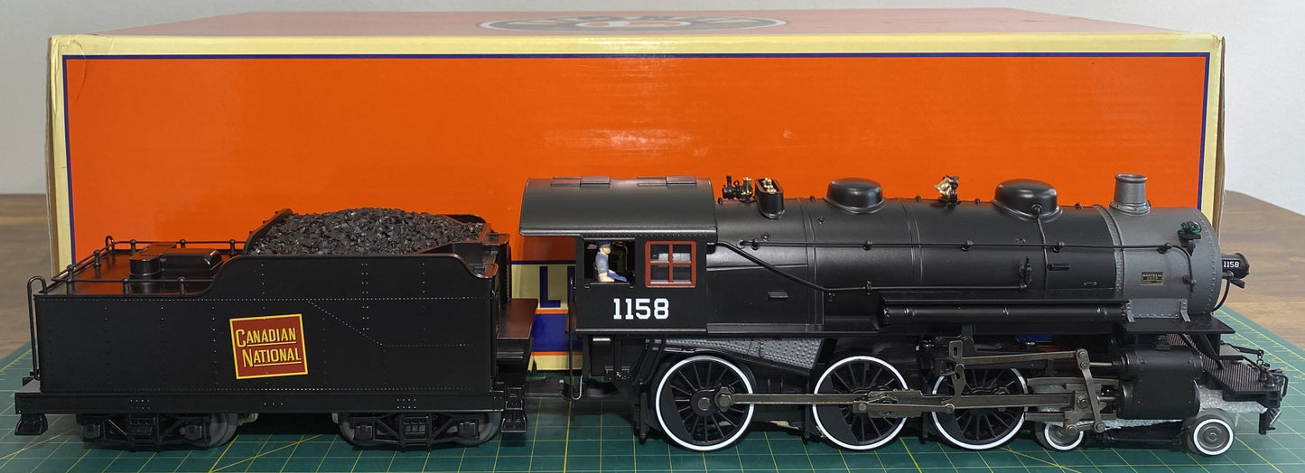 Lionel 6-82266 Canadian National LEGACY 4-6-0 Ten-Wheeler Steam Locomotive #1158