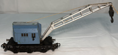 Märklin 4611 HO Scale Marklin Mobile Crane Krupp Ardelt Blue Western Germany