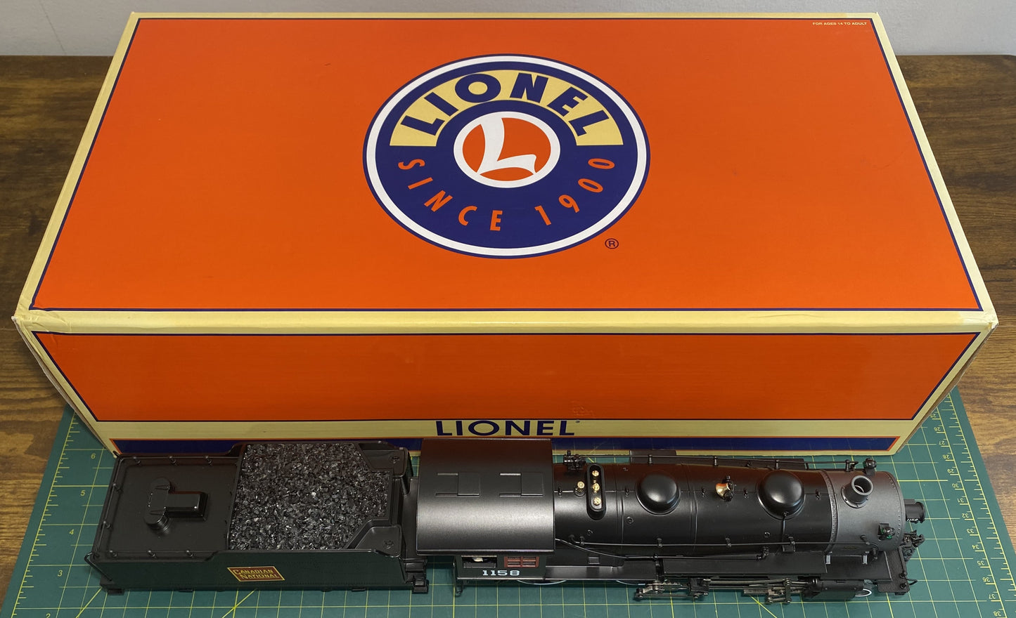 Lionel 6-82266 Canadian National LEGACY 4-6-0 Ten-Wheeler Steam Locomotive #1158