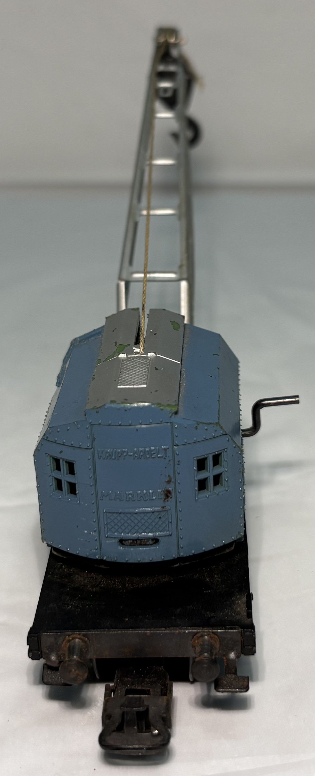 Märklin 4611 HO Scale Marklin Mobile Crane Krupp Ardelt Blue Western Germany