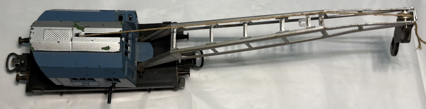 Märklin 4611 HO Scale Marklin Mobile Crane Krupp Ardelt Blue Western Germany