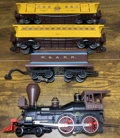 MTH 30-1135-1 Texas LOCO 49, Tender X2864, Baggage Car #1866 and Passenger Car #1865