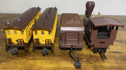 MTH 30-1135-1 Texas LOCO 49, Tender X2864, Baggage Car #1866 and Passenger Car #1865