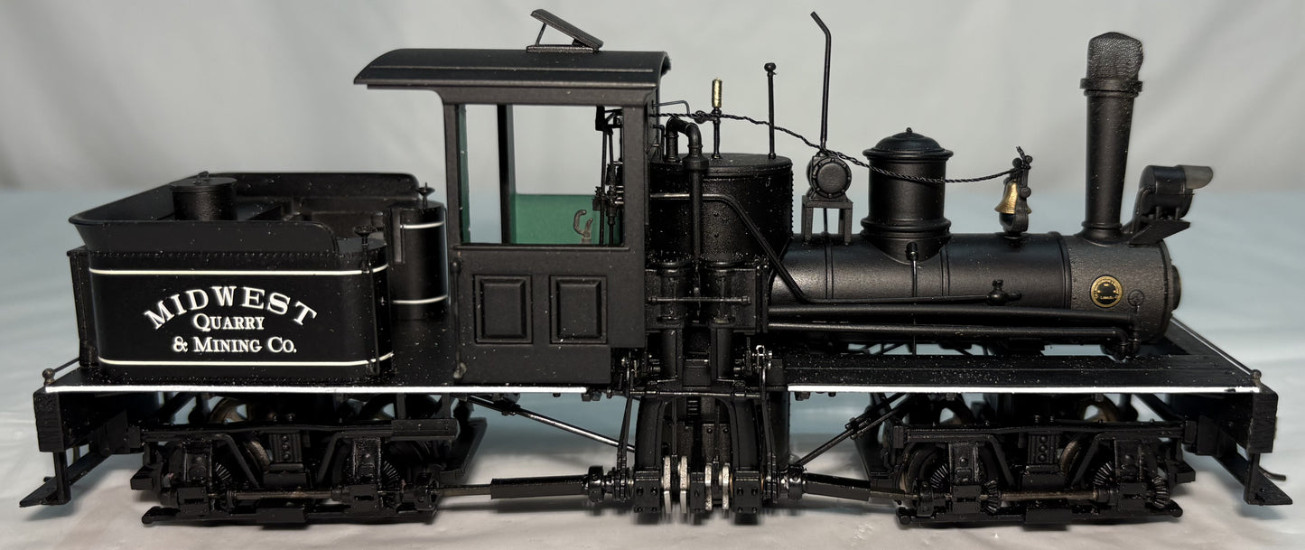 Spectrum 25661 Bachmann 25661 On30 Midwest Quarry & Mining Co. Two-Truck Shay Steam Locomotive