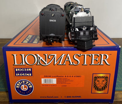 Lionel 6-82697 Rio Grande LEGACY LionMaster Challenger 4-6-6-4 Steam Locomotive #3989