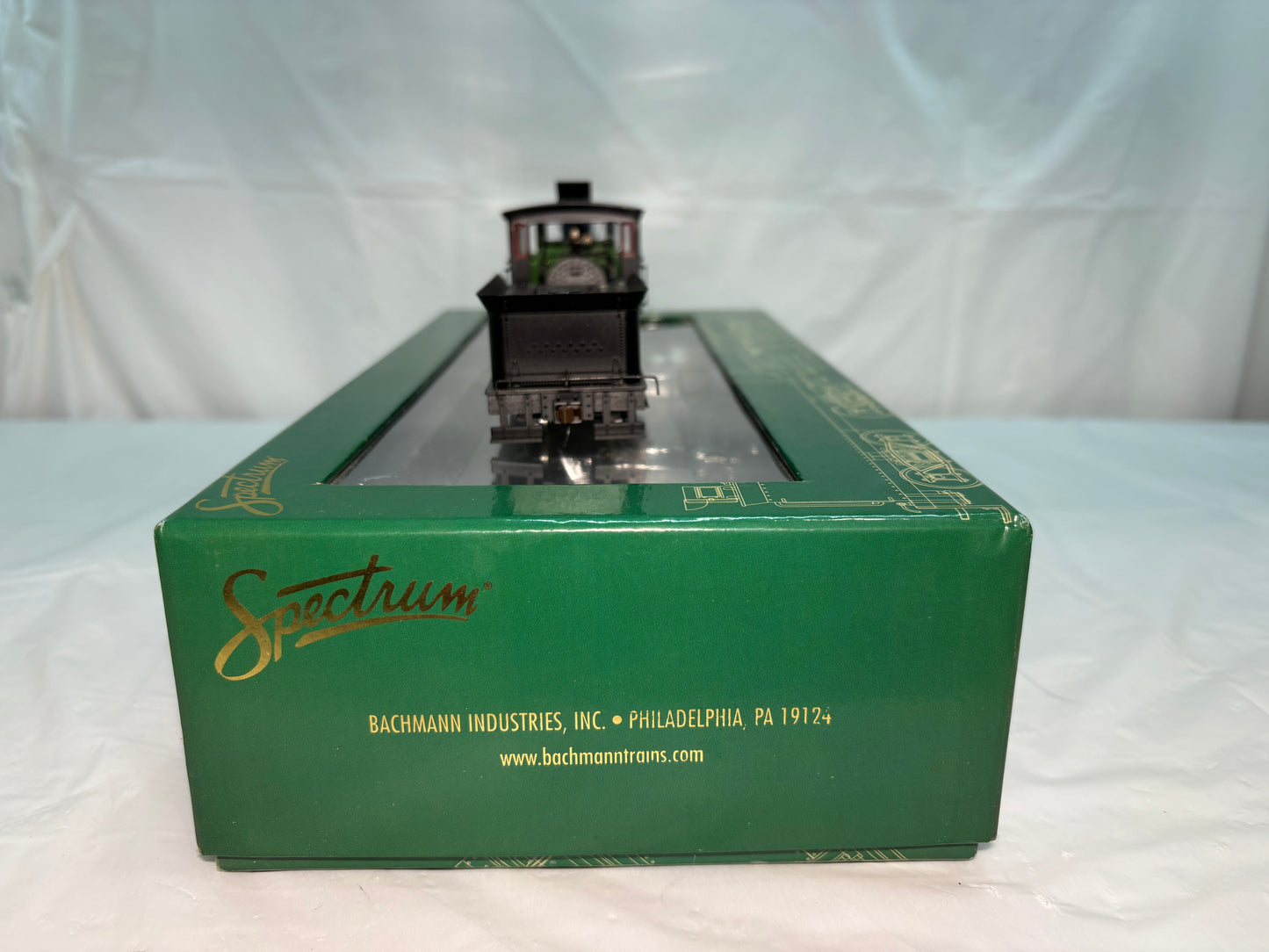 Bachmann Spectrum 28303 On30 Painted & Unlettered 4-4-0 American Wood Cab w/DCC Loco