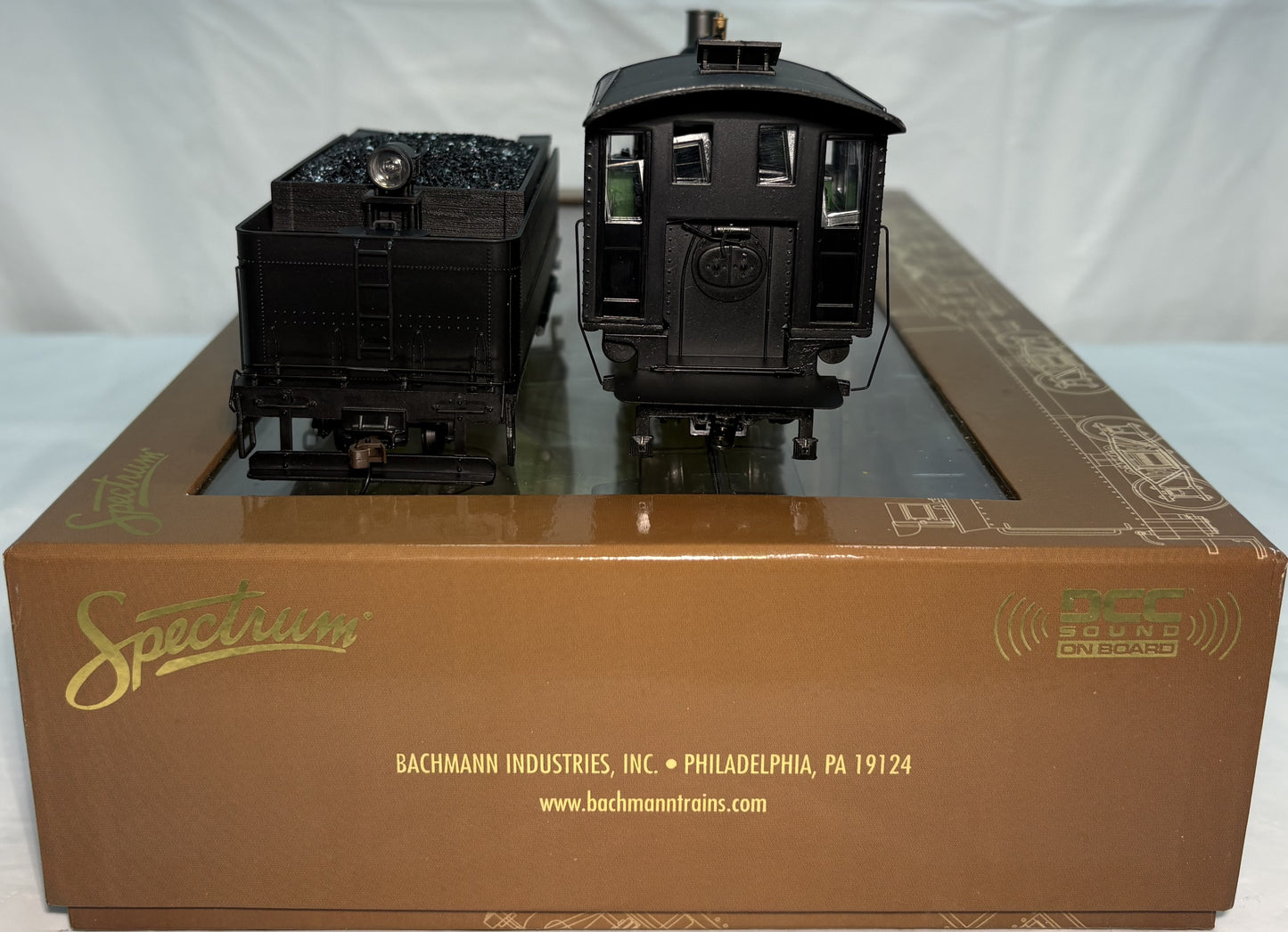 Bachmann Spectrum 28903 On30 Painted & Unlettered 4-6-0 Steel Cab w/Sound & DCC