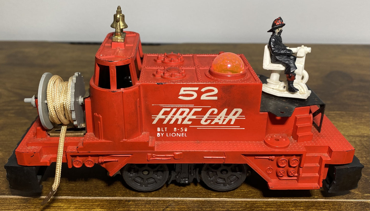 Lionel Post War 52 Fire Rescue Car