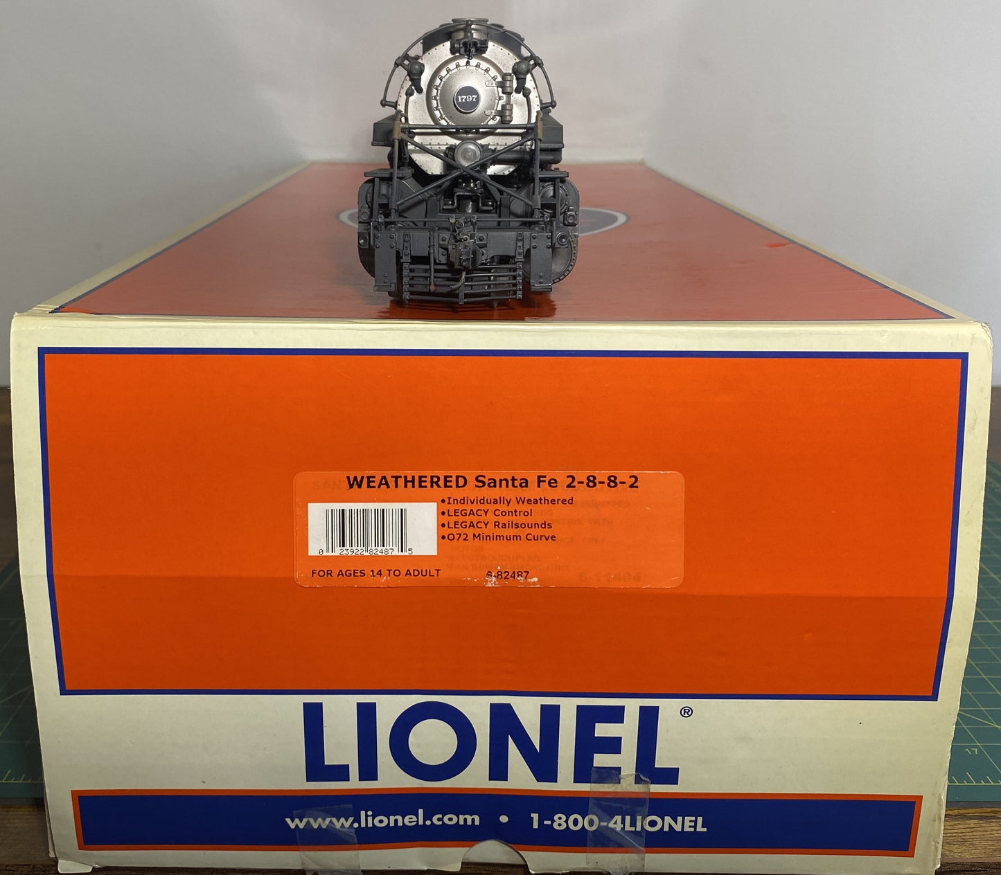 Lionel Weathered Santa Fe LEGACY USRA 2-8-8-2 Y-3 Steam Locomotive #1797