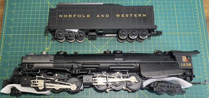 MTH 20-3615-1 Premier Norfolk & Western 2-6-6-4 Class A Steam Engine w/Proto-Sound 3.0