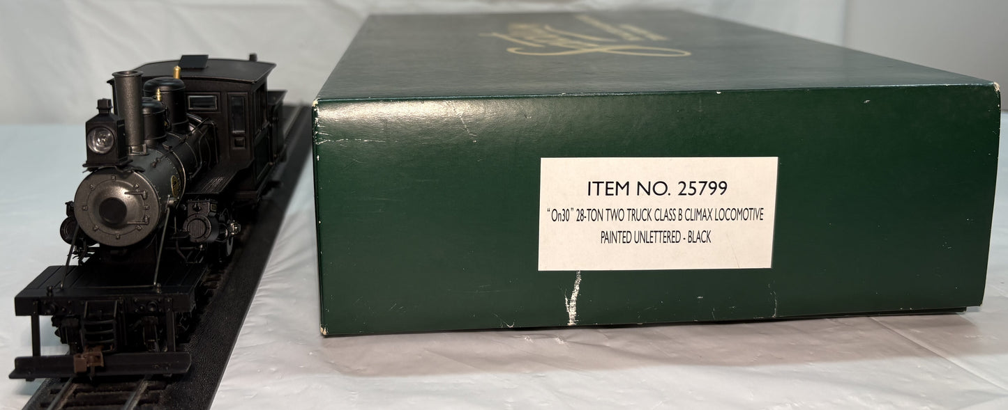Bachmann Spectrum 25799 Unlettered 28-Ton Two Truck Class B Climax Steam