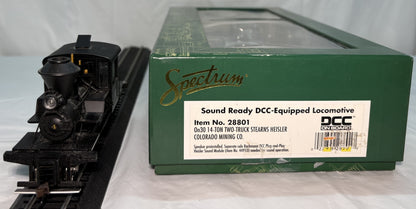 Bachmann Spectrum 28801 On30 2-Truck Stearns Heisler Steam DCC