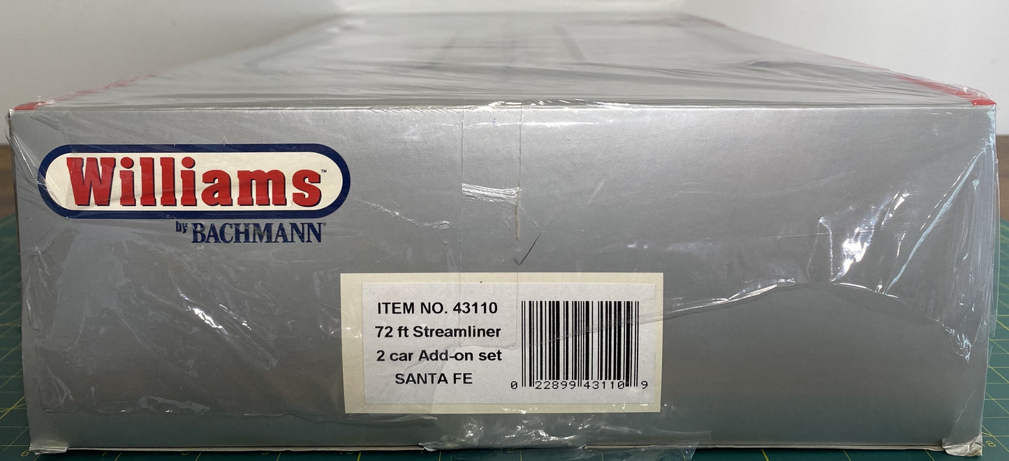 Williams 43110 Streamline 72’ 2 Car Add-on Set Santa Fe