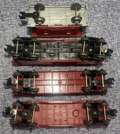 Lionel Modern Rock Island Freight: Caboose, Flat Car, Gondola and Box Car