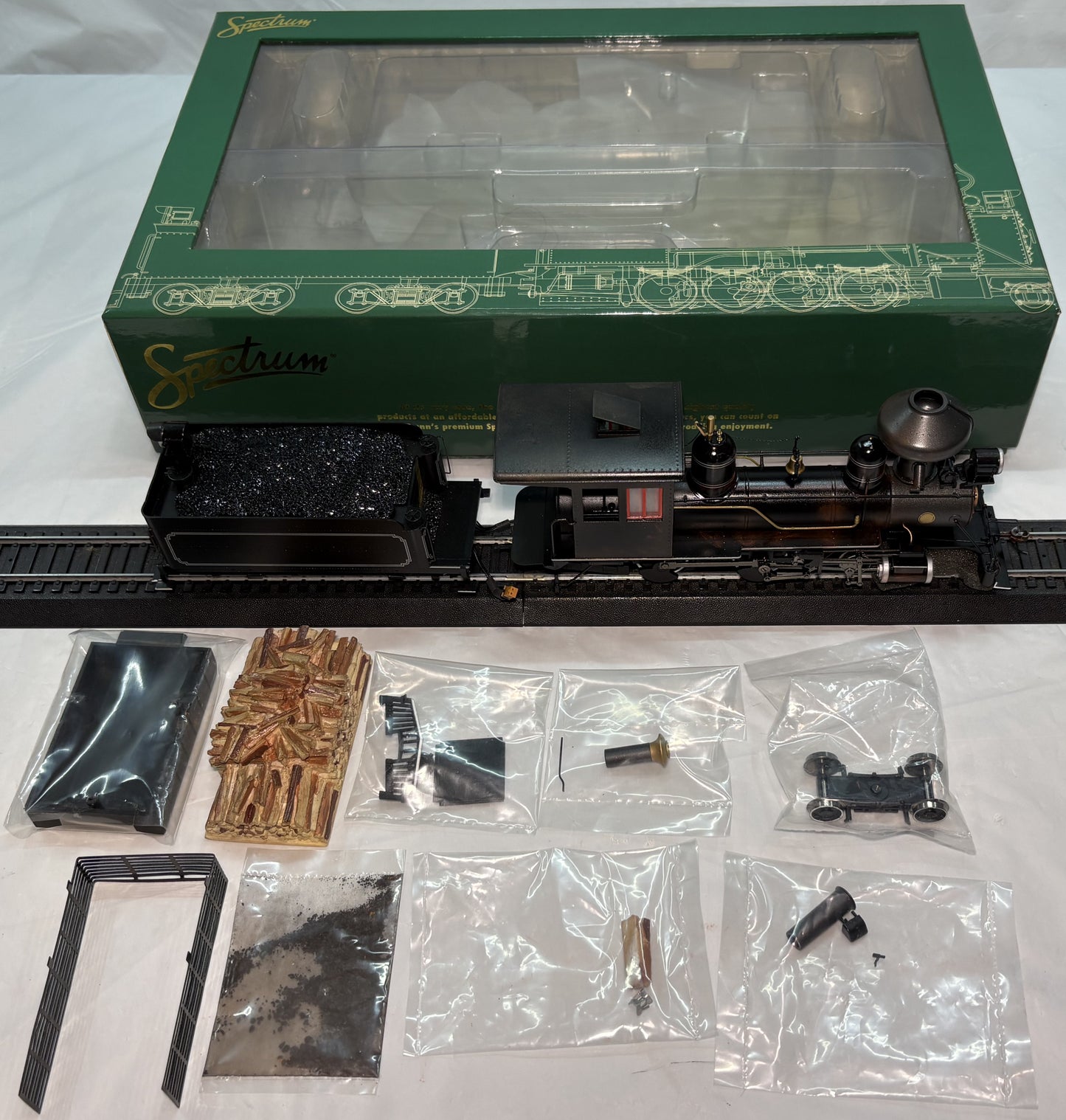 Bachmann Spectrum 28325 On30 Painted & Unlettered 4-4-0 Steam Locomotive w/DCC