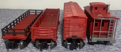 Lionel Modern Rock Island Freight: Caboose, Flat Car, Gondola and Box Car