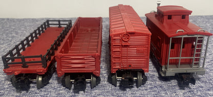 Lionel Modern Rock Island Freight: Caboose, Flat Car, Gondola and Box Car