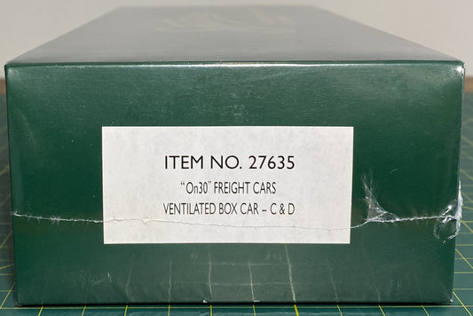 Bachmann Spectrum 27635 On30 Chesapeake & Delaware Ventilated Box