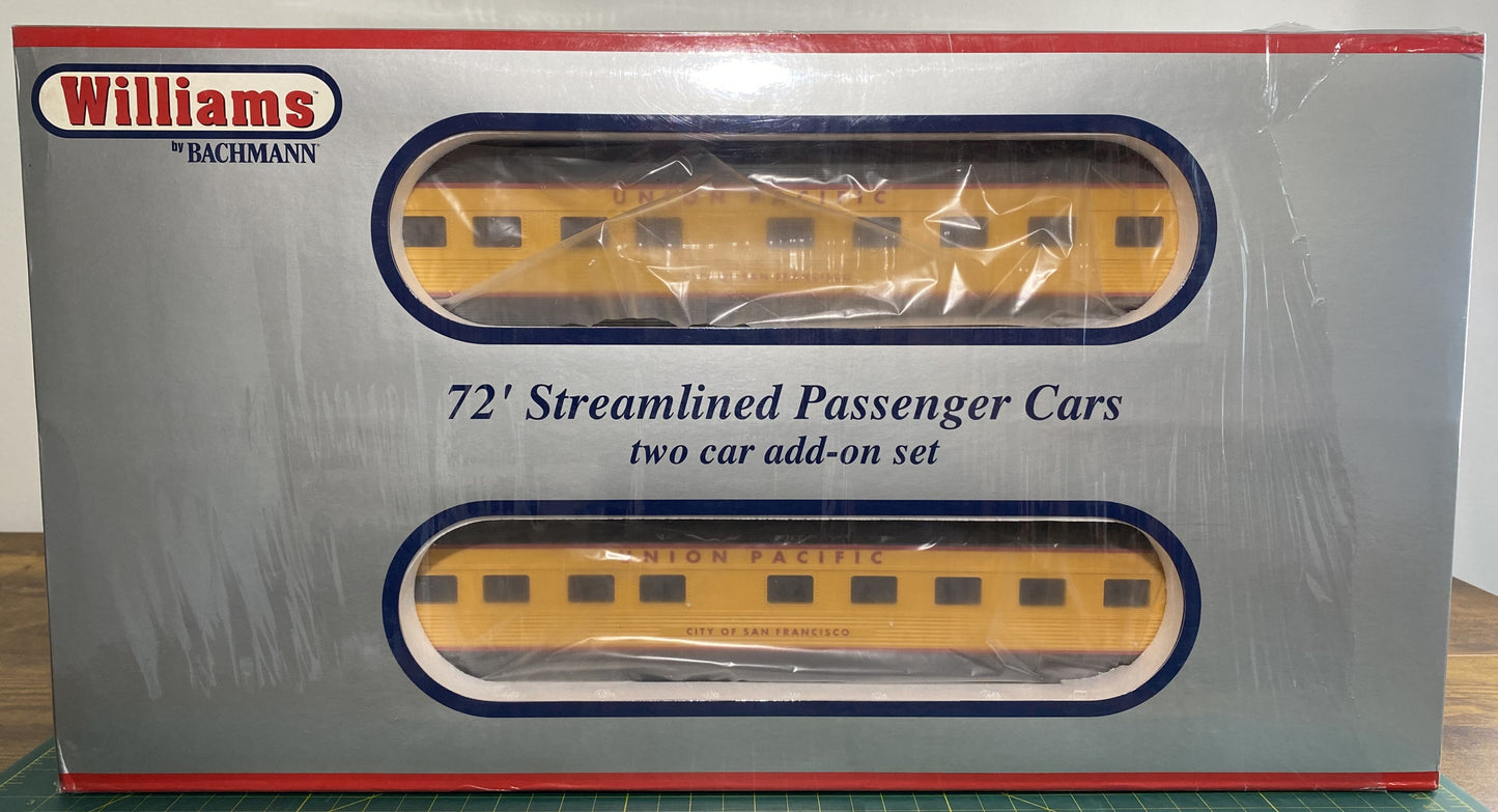 Williams 43113 Union Pacific 72 Ft. Heavyweight Passenger 2-Pack