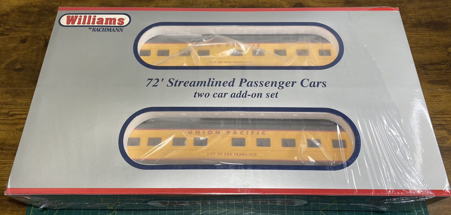 Williams 43113 Union Pacific 72 Ft. Heavyweight Passenger 2-Pack