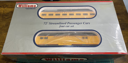 Bachmann Williams 43163 Streamline 4 Car Set Union Pacific