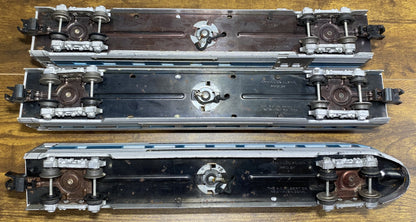 American Flyer #660, #661, #662 and #663 Blue Passenger Cars