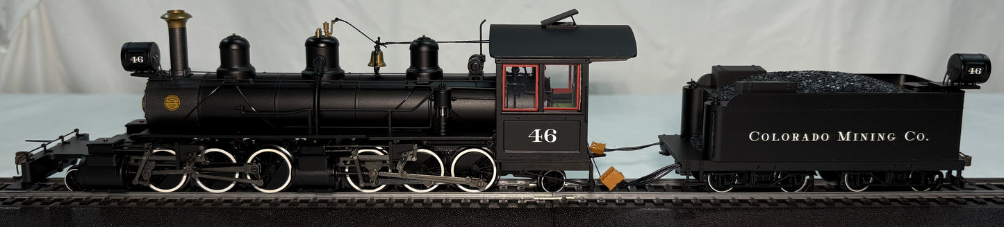 Bachmann Spectrum 28762 On30 Colorado Mining Co. 2-6-6-2 Steam Loco #46 DCC