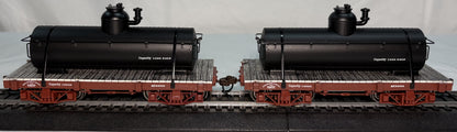 Bachmann Spectrum 26522 On30 18' Black Tank Car (Set of 2)