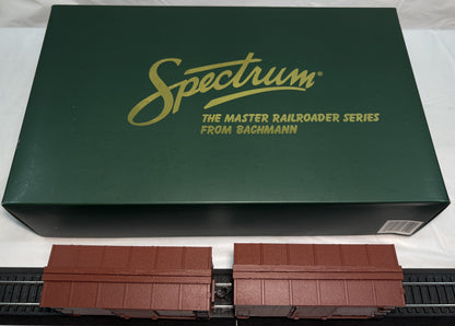 Bachmann Spectrum 26501 On30 Data Only Oxide Red 18' Wood Box Car (Set of 2)