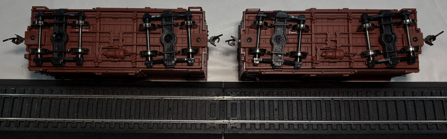 Bachmann Spectrum 26501 On30 Data Only Oxide Red 18' Wood Box Car (Set of 2)