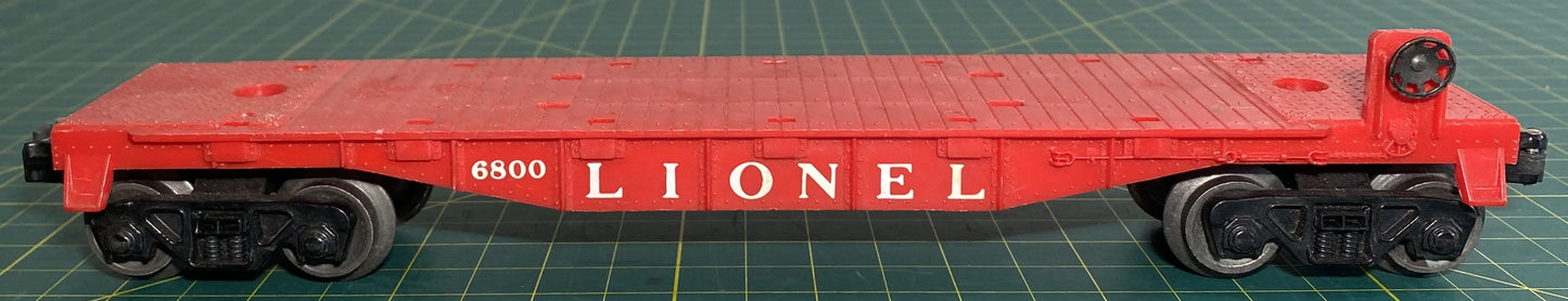 Lionel Post War 6800 Flat Car w/out Airplane