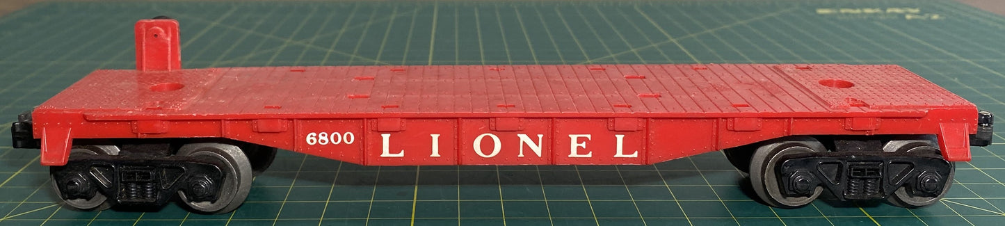Lionel Post War 6800 Flat Car w/out Airplane