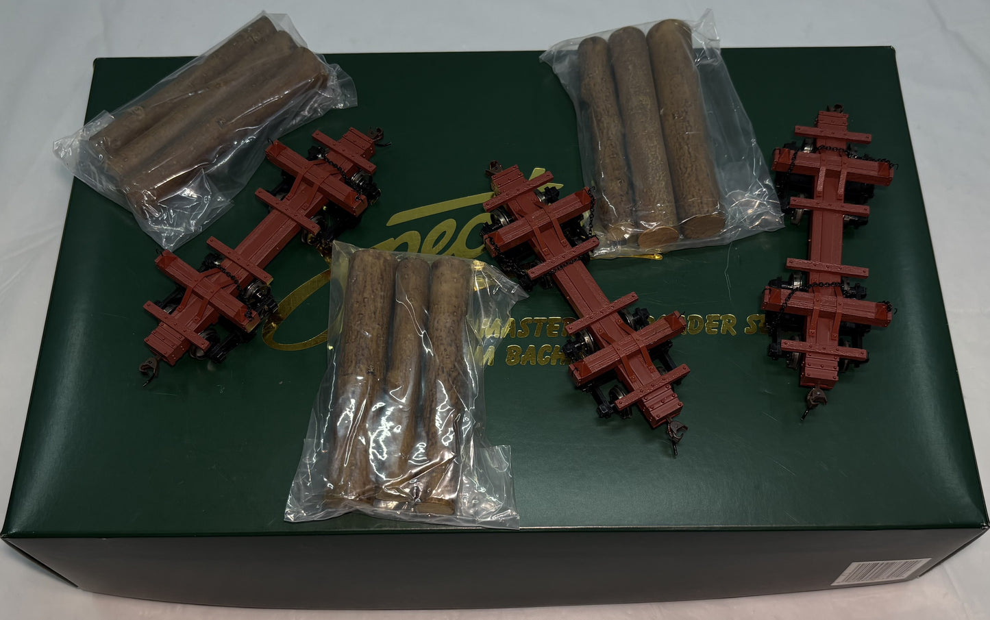 Bachmann Spectrum 27391 On30 Scale Skeleton Log Car Set with Logs