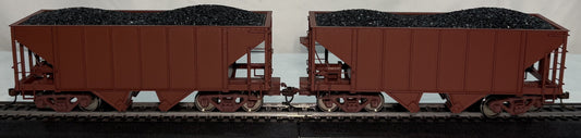 Bachmann Spectrum 27999 On30 Painted & Unlettered 2-Bay Steel Hopper (Oxide Red)