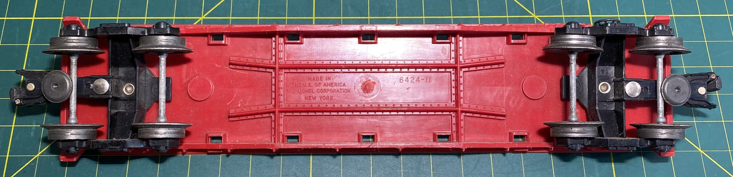 Lionel Post War 6818 Flat Car w/out Transformer