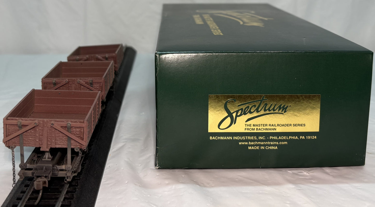Bachmann Spectrum 29801 On30 Wood Side Logging & Mining Dump Cars 3 Cars