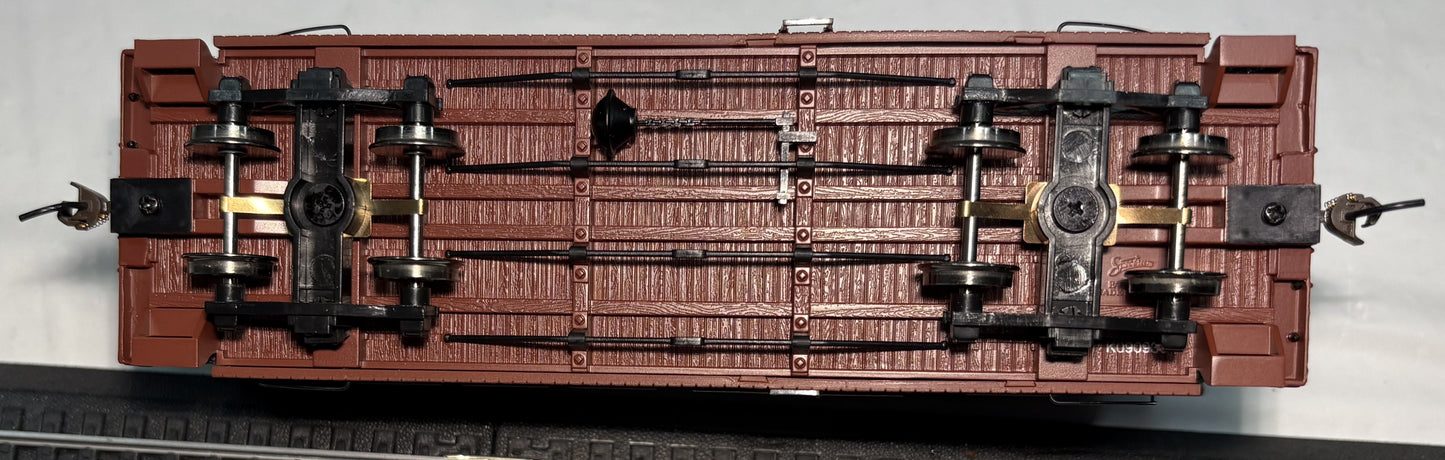 Bachmann Spectrum 26798 On30 Oxide Red Side Door Wooden Caboose with Interior Light