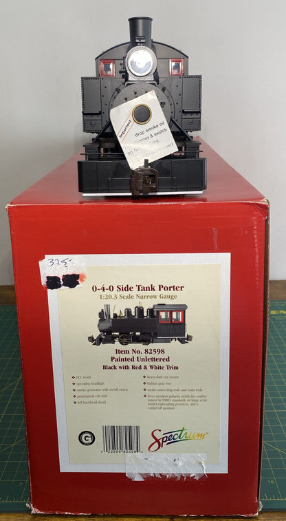 Spectrum Porter 82598 0-4-0T Side Tank Painted, Unlettered