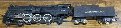 American Flyer #290 Steam Locomotive and Tender