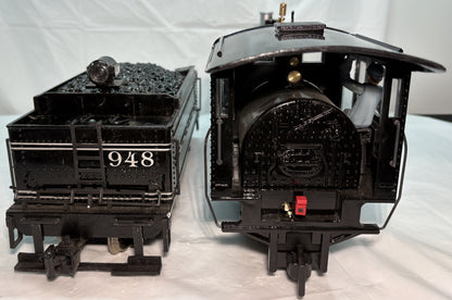 Bachmann 948 G Scale William Vanderbilt Steam Locomotive